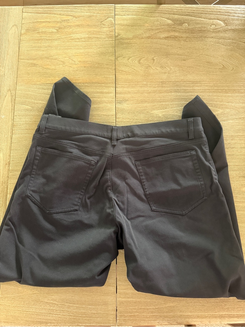 Men's Theory Twill Black Pants Business Casual Modern - Picture 6 of 7
